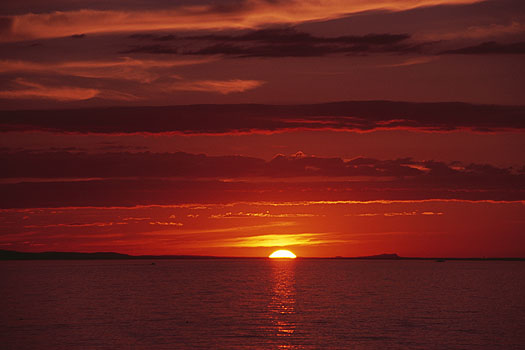 Lindau - Sonnenuntergang an der Hinteren Insel