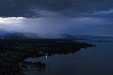 Bregenz - Regenfront überm Rhein
