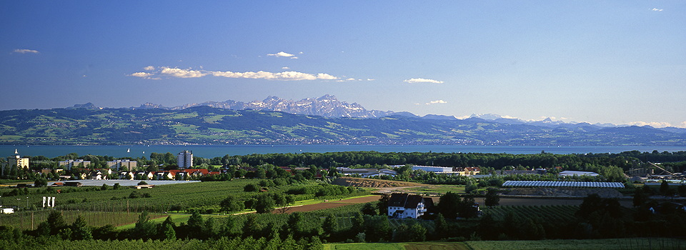 Kressbronn - Blick auf See und Säntis