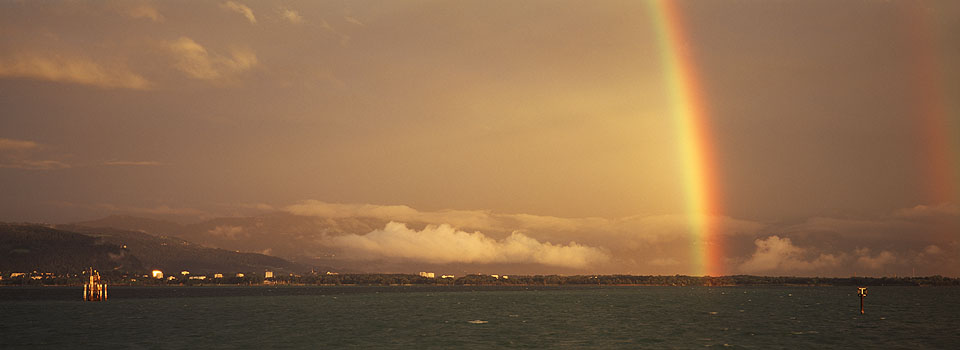Lindau - Regenbogen überm See 1