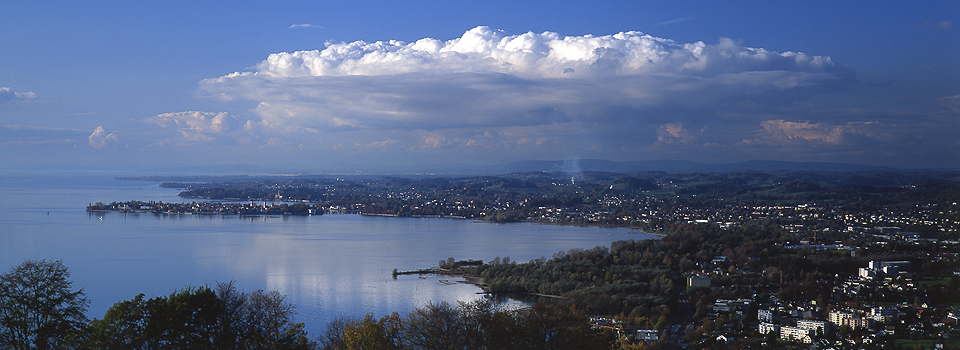 Pfänderrücken - Lindau und Reutiner Bucht