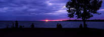 Lindau - Sonnenuntergang an der Hinteren Insel