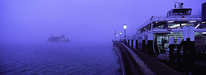 Meersburg - Fähre im Morgennebel