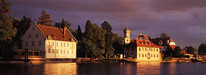 Wasserburg - Halbinsel in der Abendsonne