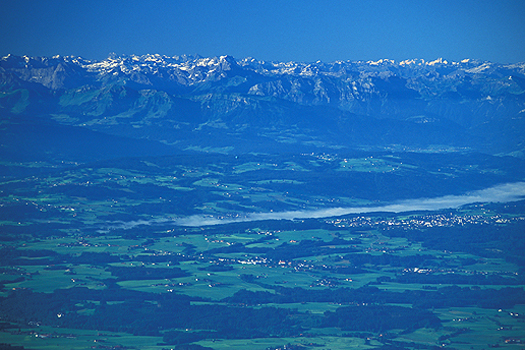 Hinterland - Allgäu aus dem Heißluftballon