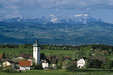 Unterreitnau - Kirche und Säntis