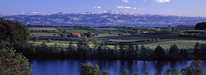 Schleinsee - Blick auf Hinterland und Alpenkette